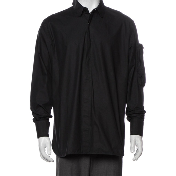 Authentiv Louis Vuitton x Virgil Abloh 3D Utility Inspired Pocket Shirt